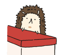 Stamp of a porcupine sticker #6910720
