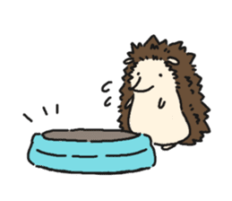 Stamp of a porcupine sticker #6910721