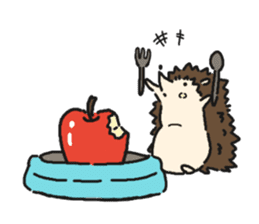 Stamp of a porcupine sticker #6910722