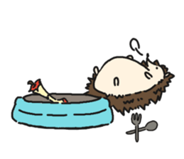 Stamp of a porcupine sticker #6910723