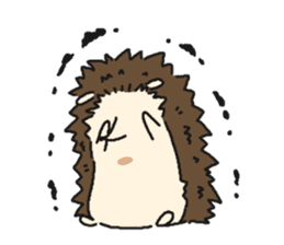 Stamp of a porcupine sticker #6910726