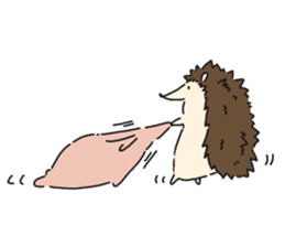 Stamp of a porcupine sticker #6910734