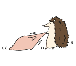 Stamp of a porcupine sticker #6910734