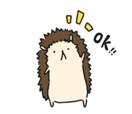 Stamp of a porcupine sticker #6910736