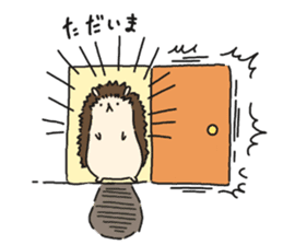 Stamp of a porcupine sticker #6910738