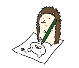 Stamp of a porcupine sticker #6910739