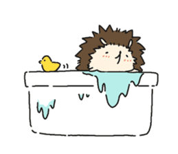 Stamp of a porcupine sticker #6910745