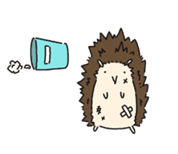 Stamp of a porcupine sticker #6910747