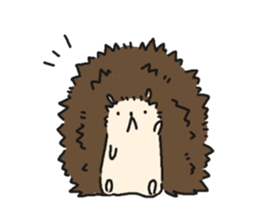 Stamp of a porcupine sticker #6910748