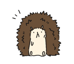 Stamp of a porcupine sticker #6910748