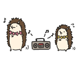 Stamp of a porcupine sticker #6910750