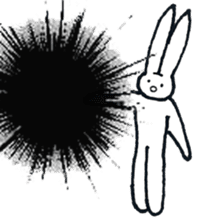 The rabbit which has high fighting power sticker #6910752
