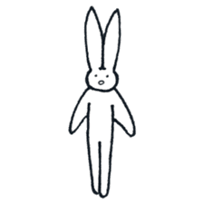 The rabbit which has high fighting power sticker #6910768