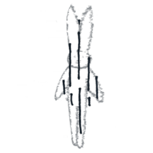 The rabbit which has high fighting power sticker #6910769