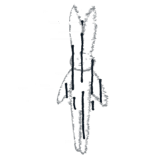 The rabbit which has high fighting power sticker #6910769