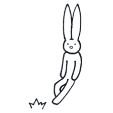 The rabbit which has high fighting power sticker #6910770