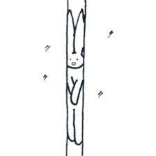 The rabbit which has high fighting power sticker #6910772