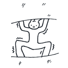 The rabbit which has high fighting power sticker #6910773