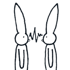 The rabbit which has high fighting power sticker #6910785