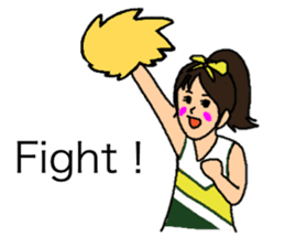 We Love cheerleader!(English) sticker #6911232