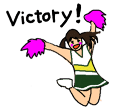 We Love cheerleader!(English) sticker #6911240