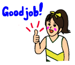 We Love cheerleader!(English) sticker #6911254