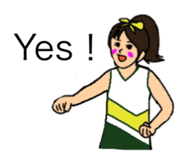 We Love cheerleader!(English) sticker #6911262