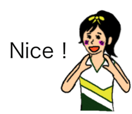 We Love cheerleader!(English) sticker #6911264