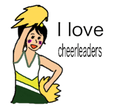 We Love cheerleader!(English) sticker #6911266