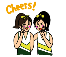 We Love cheerleader!(English) sticker #6911271
