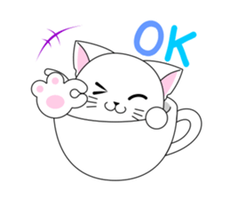 Cat Cup sticker #6911274