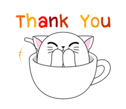 Cat Cup sticker #6911277