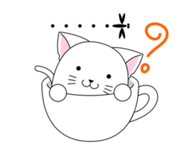 Cat Cup sticker #6911278