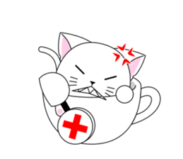 Cat Cup sticker #6911282