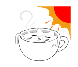 Cat Cup sticker #6911289