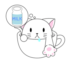 Cat Cup sticker #6911294