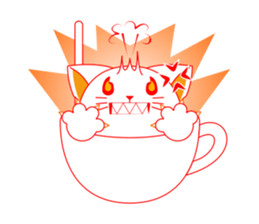 Cat Cup sticker #6911296