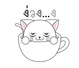 Cat Cup sticker #6911302
