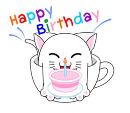 Cat Cup sticker #6911308