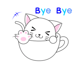 Cat Cup sticker #6911311