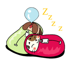 Sleeping bag Animals sticker #6911540