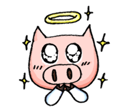 Bumo the Heavenly Pig sticker #6912353