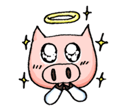 Bumo the Heavenly Pig sticker #6912353