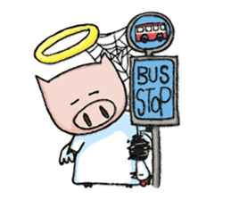 Bumo the Heavenly Pig sticker #6912354