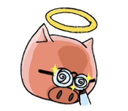 Bumo the Heavenly Pig sticker #6912355