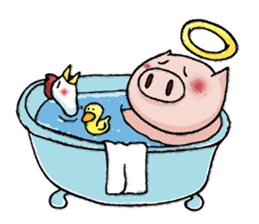 Bumo the Heavenly Pig sticker #6912358