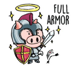 Bumo the Heavenly Pig sticker #6912360