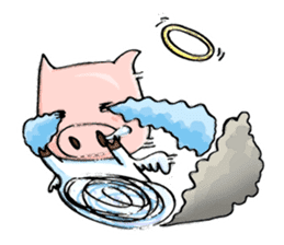 Bumo the Heavenly Pig sticker #6912361