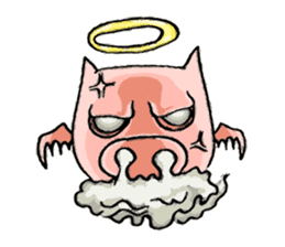 Bumo the Heavenly Pig sticker #6912362