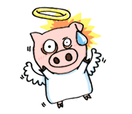 Bumo the Heavenly Pig sticker #6912364